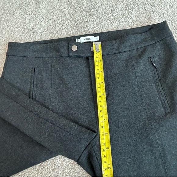VINCE dark charcoal gray stretchy ski pants Sz 6 NWOT - Picture 12 of 14